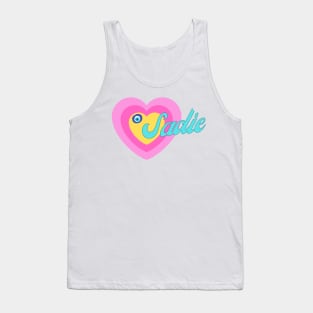 Sadie in Colorful Heart Illustration Tank Top